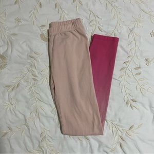 Gap Kids Two-Toned (Pink) Every Day Leggings, M